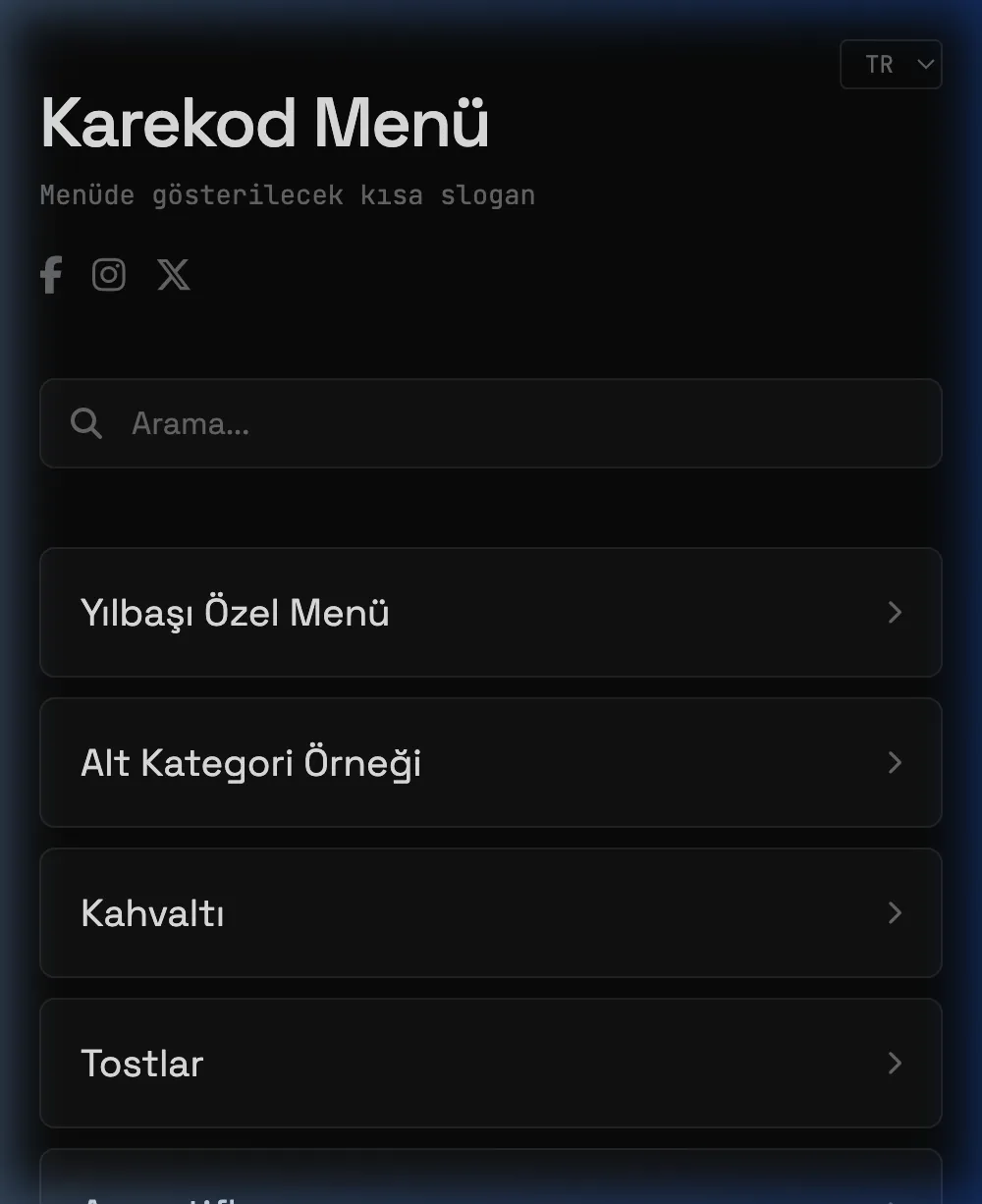 Dark Text